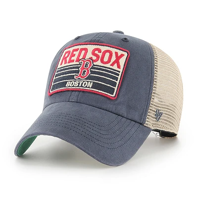 Men's '47 Navy Boston Red Sox Four Stroke Clean Up Trucker Snapback Hat