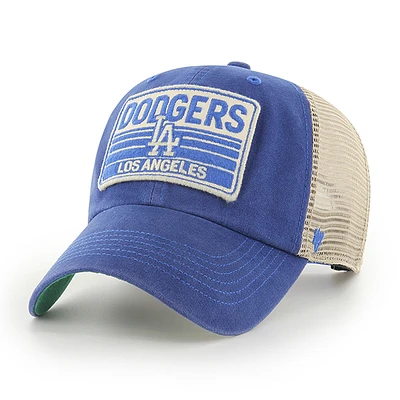 Men's '47 Royal Los Angeles Dodgers Four Stroke Clean Up Trucker Snapback Hat