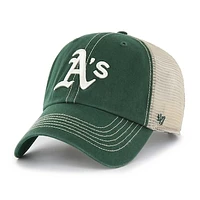 Men's '47 Green Athletics Trawler Clean Up Trucker Snapback Hat