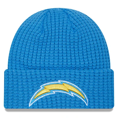 Men's New Era Powder Blue Los Angeles Chargers Prime Cuffed Knit Hat