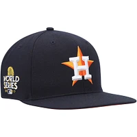 Men's '47 Navy Houston Astros 2017 World Series Sure Shot Captain Snapback Hat