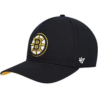 Men's '47 Black Boston Bruins Primary Hitch Snapback Hat