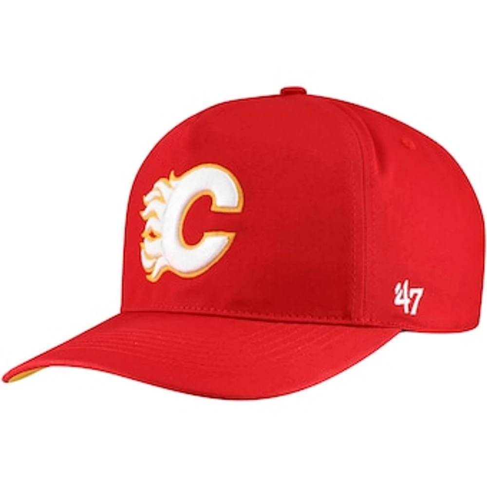 Men's '47 Red Calgary Flames Primary Hitch Snapback Hat