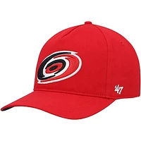 Men's '47 Red Carolina Hurricanes Primary Hitch Snapback Hat