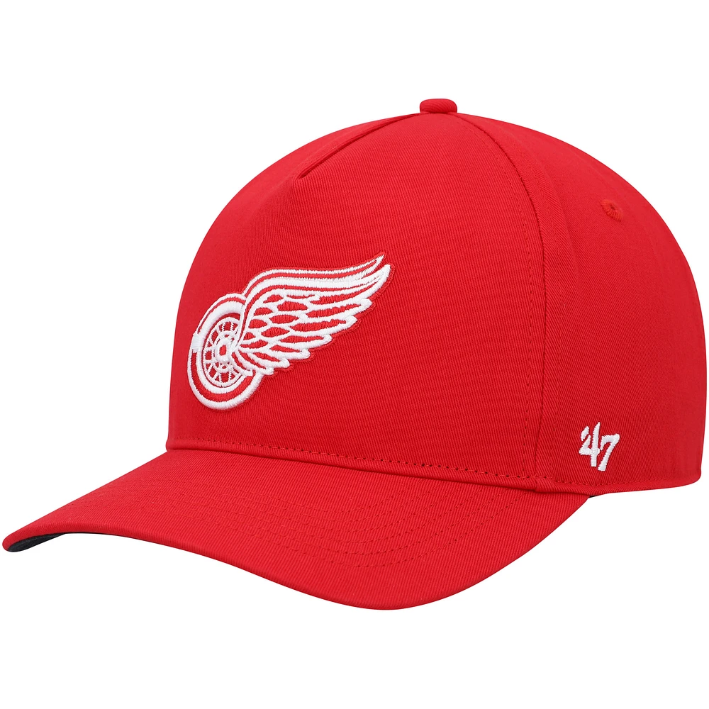 Men's '47 Red Detroit Red Wings Primary Hitch Snapback Hat