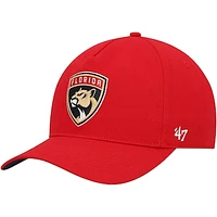 Men's '47 Red Florida Panthers Primary Hitch Snapback Hat