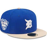 Men's New Era Royal Detroit Tigers 59FIFTY Fitted Hat