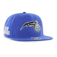 Men's '47  Blue Orlando Magic Sure Shot Captain Snapback Hat