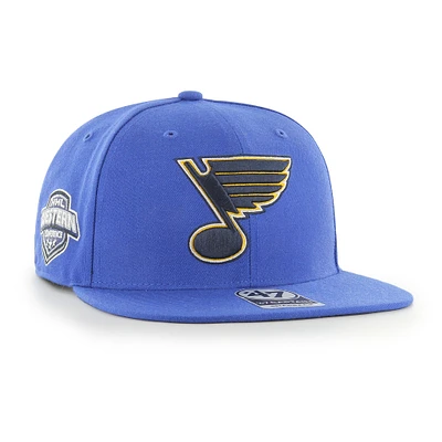 Men's '47  Blue St. Louis Blues Sure Shot Captain Snapback Hat