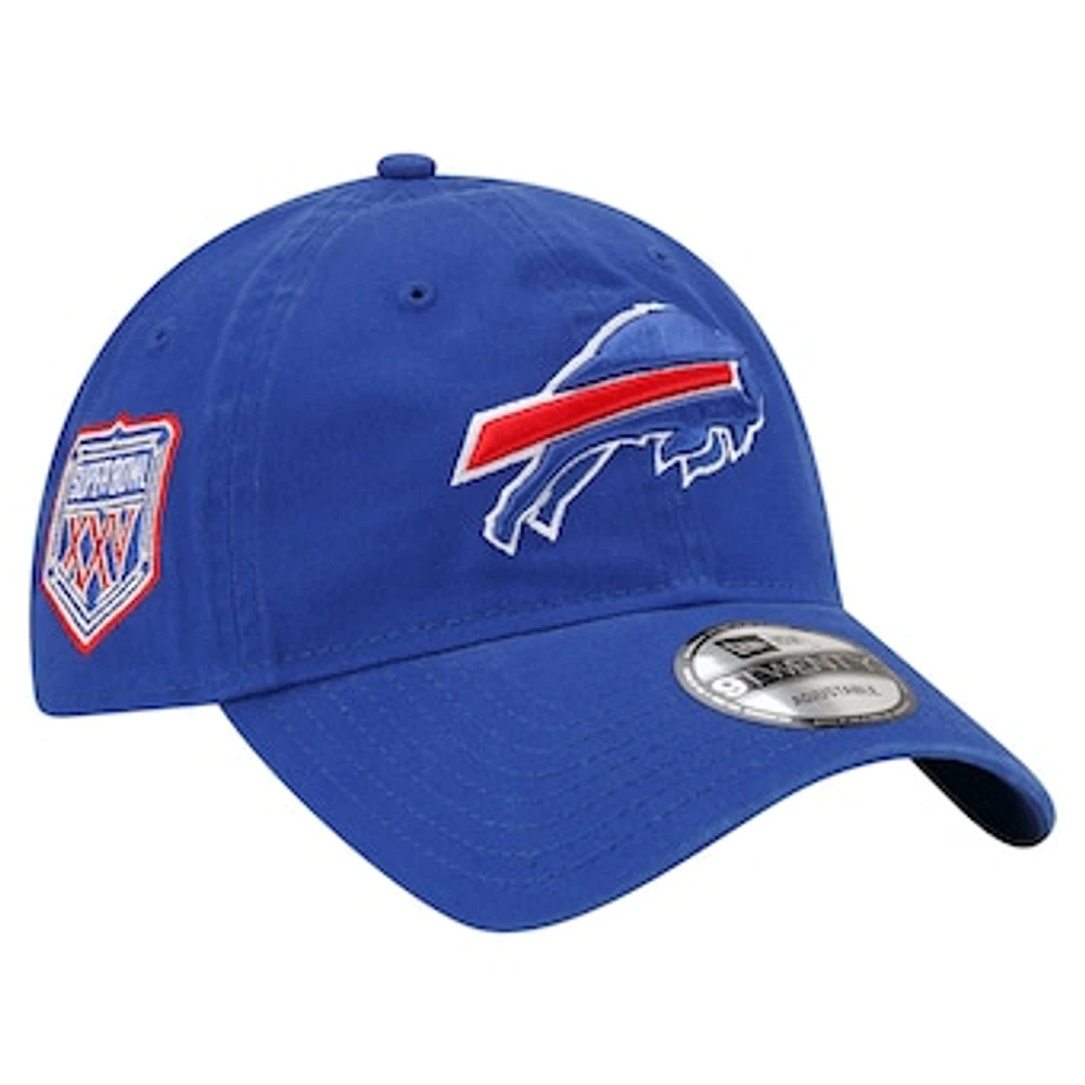 Men's New Era  Royal Buffalo Bills Distinct 9TWENTY Adjustable Hat