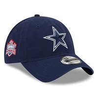 Men's New Era  Navy Dallas Cowboys Distinct 9TWENTY Adjustable Hat