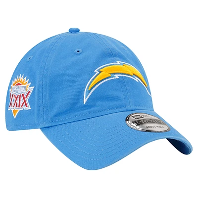 Men's New Era  Powder Blue Los Angeles Chargers Distinct 9TWENTY Adjustable Hat