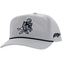 Men's HOOey White Dallas Cowboys Retro Joe Logo Trucker Adjustable Hat