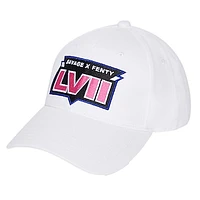 Unisex Savage x FENTY Rihanna White Game Day LVII Snapback Adjustable Hat