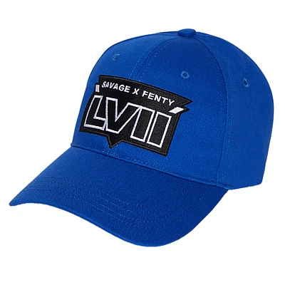 Unisex Savage x FENTY Rihanna Blue Game Day LVII Snapback Adjustable Hat