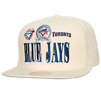 Men's Mitchell & Ness Cream Toronto Blue Jays Reframe Retro Snapback Hat