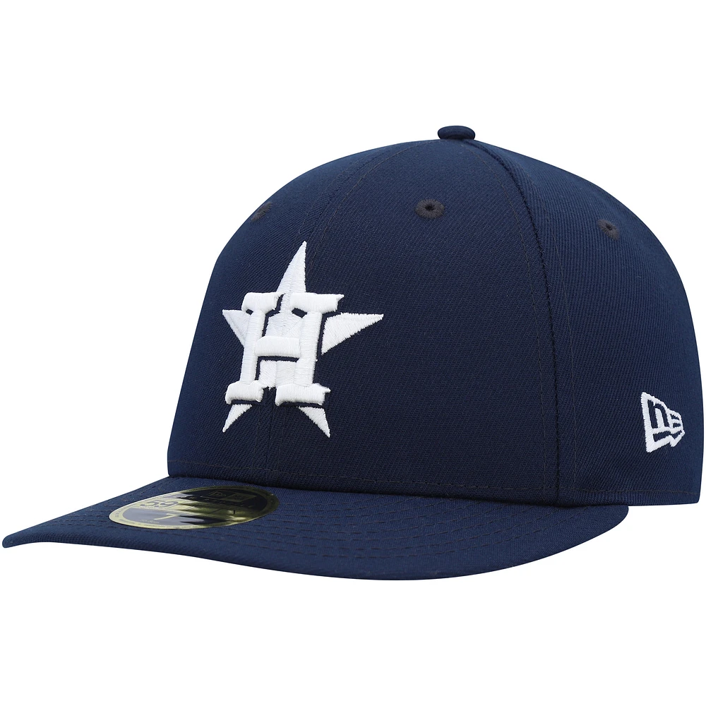 Men's New Era Navy Houston Astros Oceanside Low Profile 59FIFTY Fitted Hat