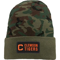 Men's Nike Camo Clemson Tigers Military Pack Cuffed Knit Hat