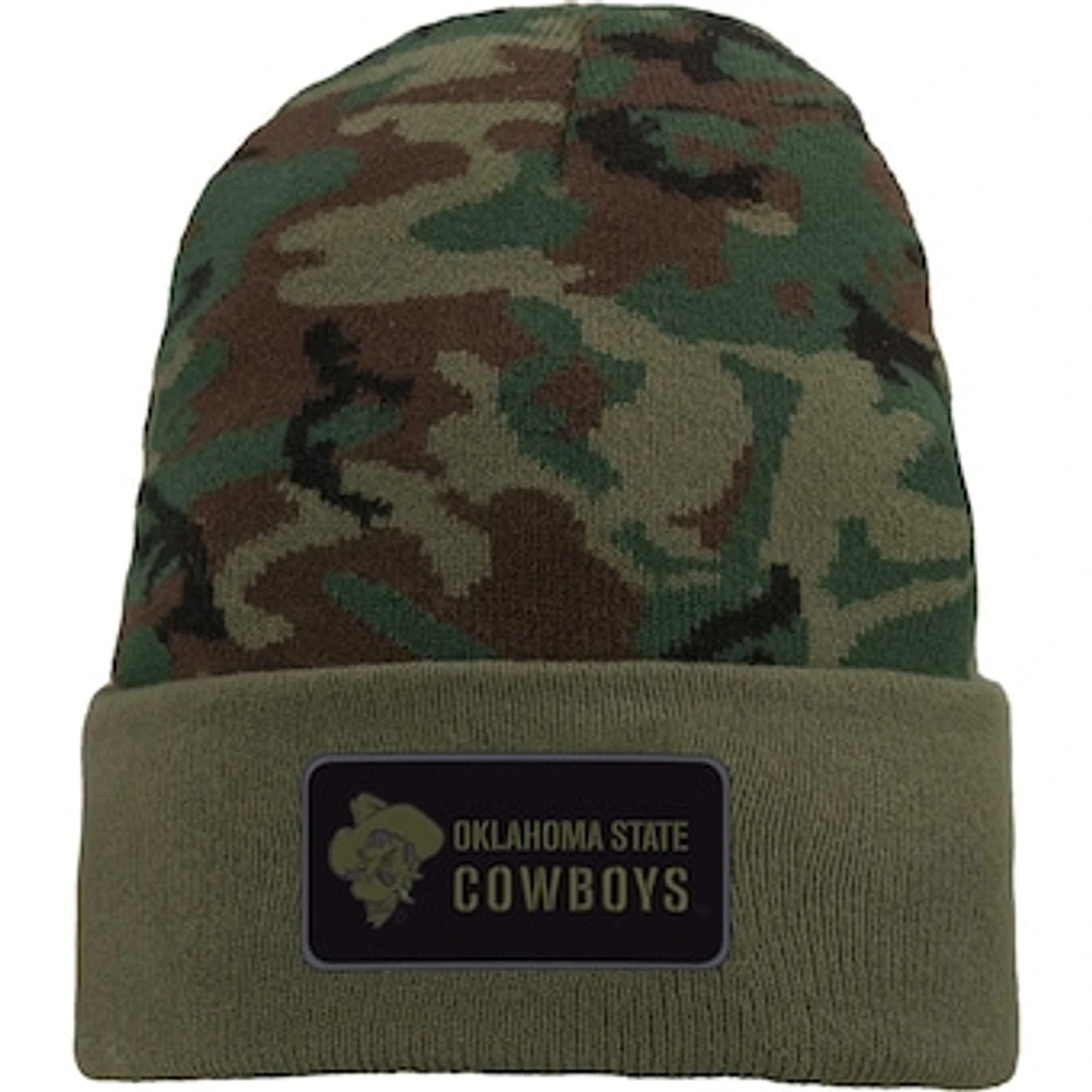 Men's Nike Camo Oklahoma State Cowboys Military Pack Cuffed Knit Hat