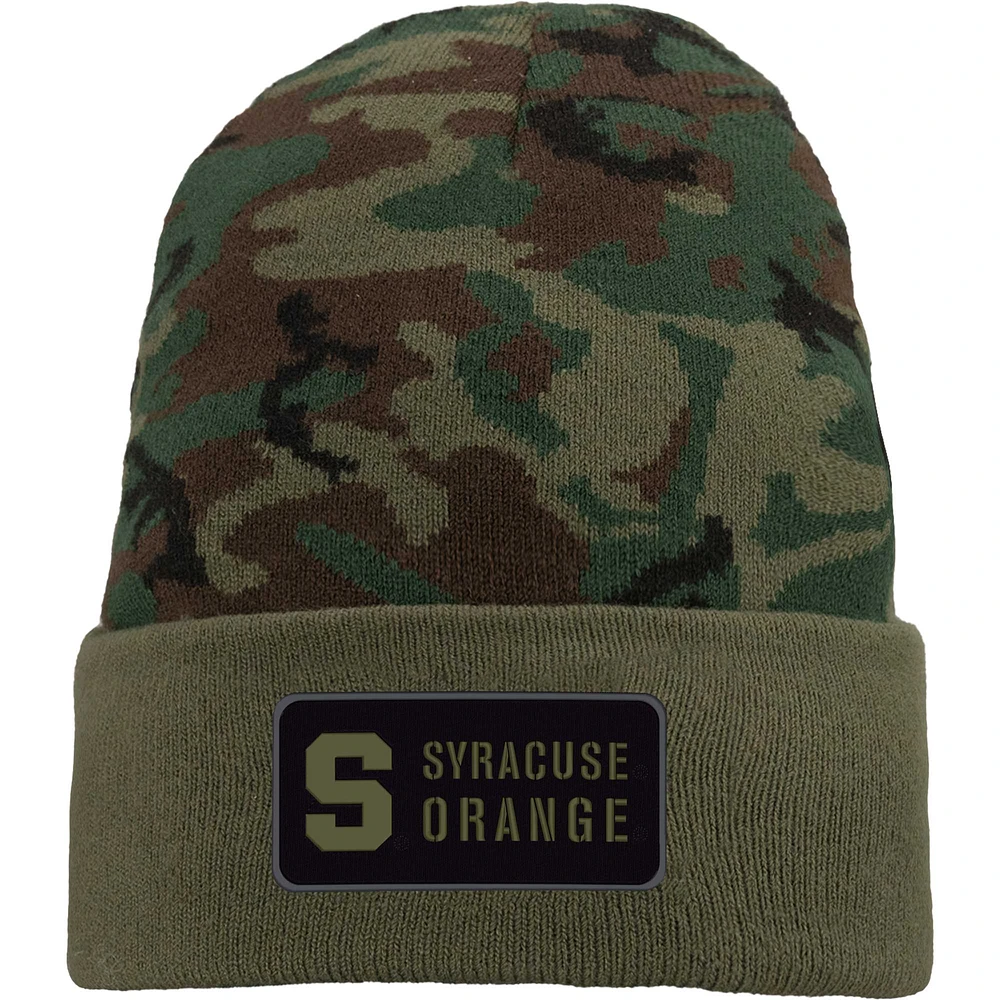 Men's Nike Camo Syracuse Orange Military Pack Cuffed Knit Hat