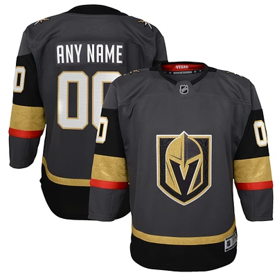 Youth Gray Vegas Golden Knights 2020/21 Home - Custom Premier Jersey