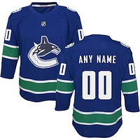 Youth Blue Vancouver Canucks - Replica Custom Jersey