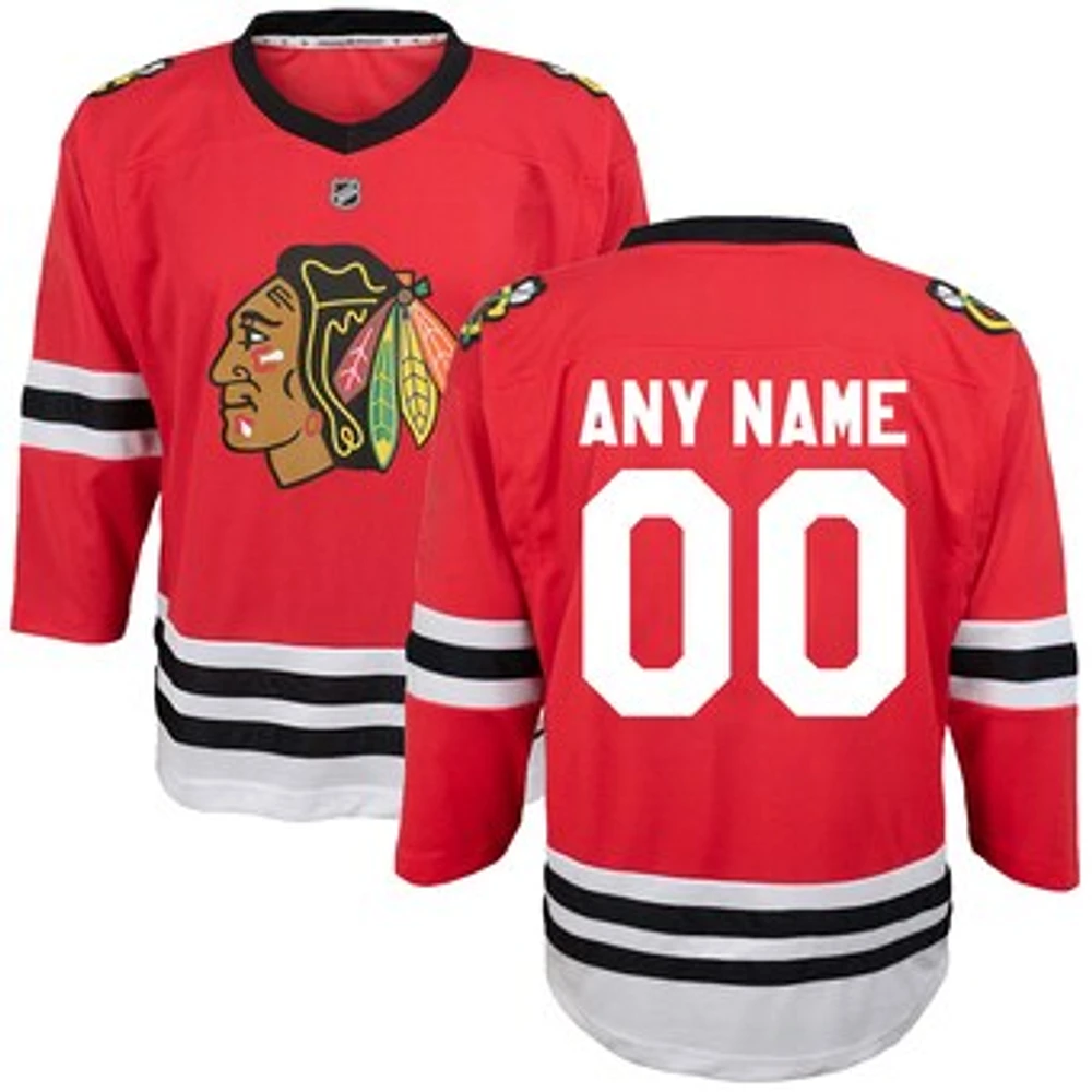 Youth Fanatics Red Chicago Blackhawks - Replica Custom Jersey