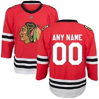 Youth Fanatics Red Chicago Blackhawks - Replica Custom Jersey