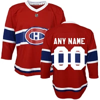 Youth Red Montreal Canadiens 2020/21 Home - Custom Replica Jersey