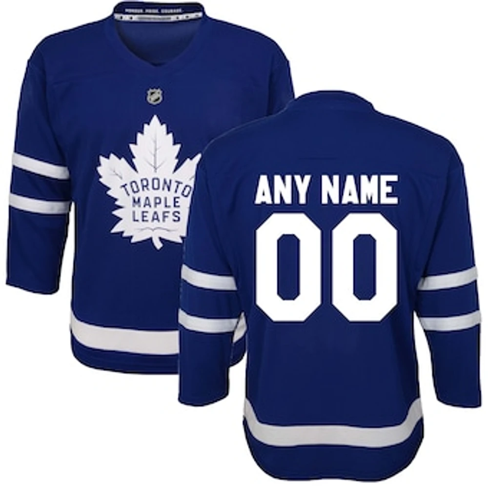 Youth Blue Toronto Maple Leafs 2020/21 Home - Custom Replica Jersey