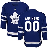 Youth Blue Toronto Maple Leafs 2020/21 Home - Custom Replica Jersey