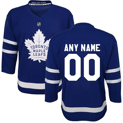 Youth Blue Toronto Maple Leafs 2020/21 Home - Custom Replica Jersey