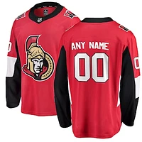 Youth Fanatics Red Ottawa Senators Breakaway - Custom Jersey