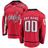 Youth Fanatics Red Washington Capitals Breakaway - Custom Jersey