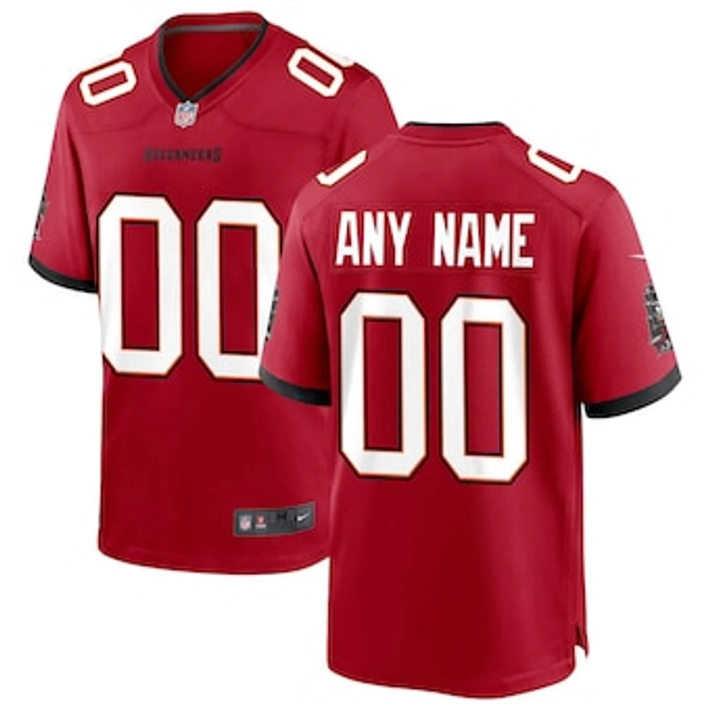 Men's Nike Red Tampa Bay Buccaneers - Custom Game Jersey