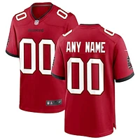 Men's Nike Red Tampa Bay Buccaneers - Custom Game Jersey