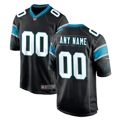 Men's Nike Black Carolina Panthers - Custom Game Jersey