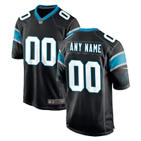 Men's Nike Black Carolina Panthers - Custom Game Jersey