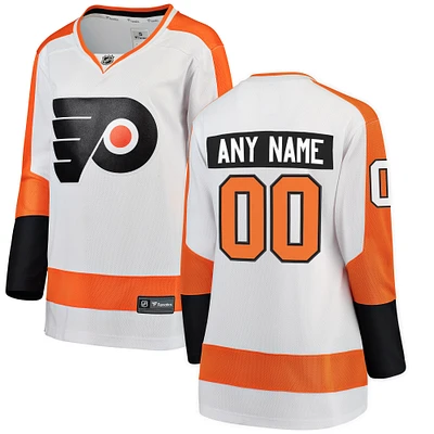 Women's Fanatics White Philadelphia Flyers Breakaway - Custom Jersey