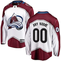 Men's Fanatics White Colorado Avalanche Breakaway - Custom Jersey