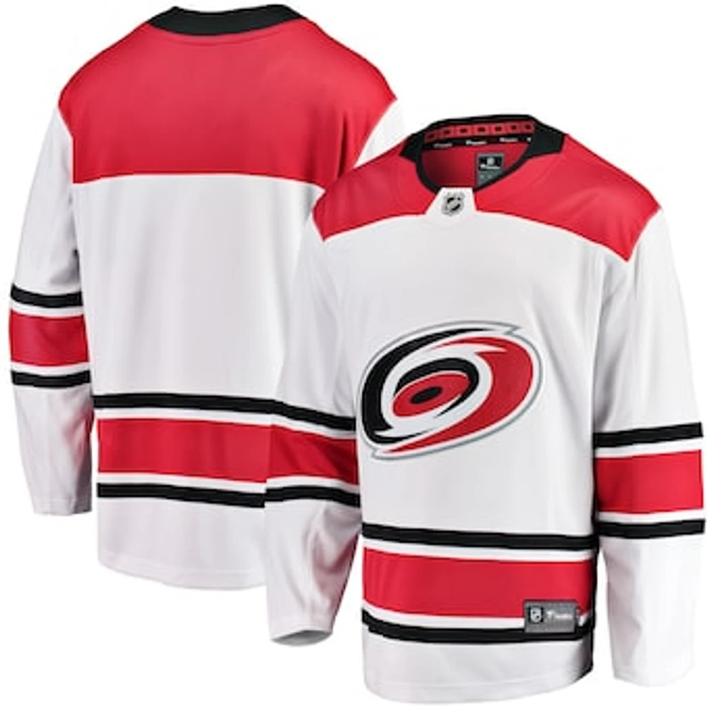 Men's Fanatics White Carolina Hurricanes Breakaway Away - Blank Jersey