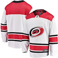 Men's Fanatics White Carolina Hurricanes Breakaway Away - Blank Jersey