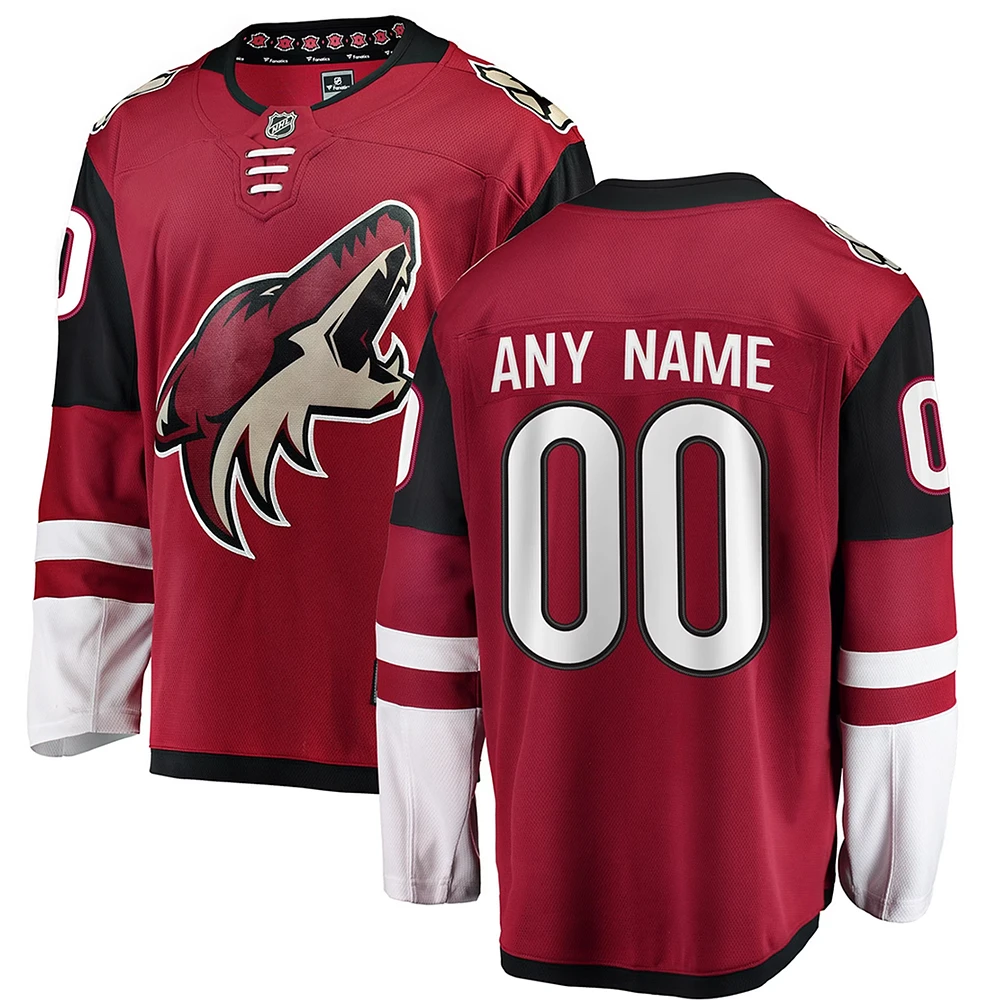 Men's Fanatics Maroon Arizona Coyotes Breakaway - Custom Jersey