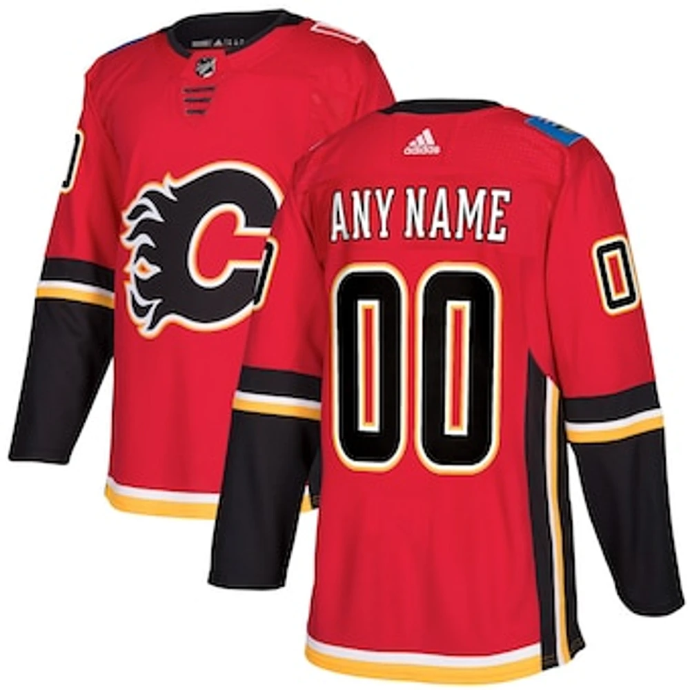 Men's adidas Calgary Flames Authentic Custom Jersey