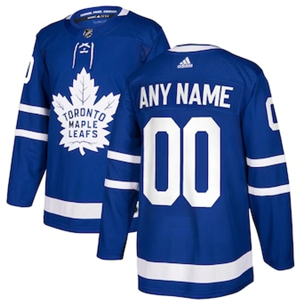 Men's adidas  Royal Toronto Maple Leafs Authentic Custom Jersey