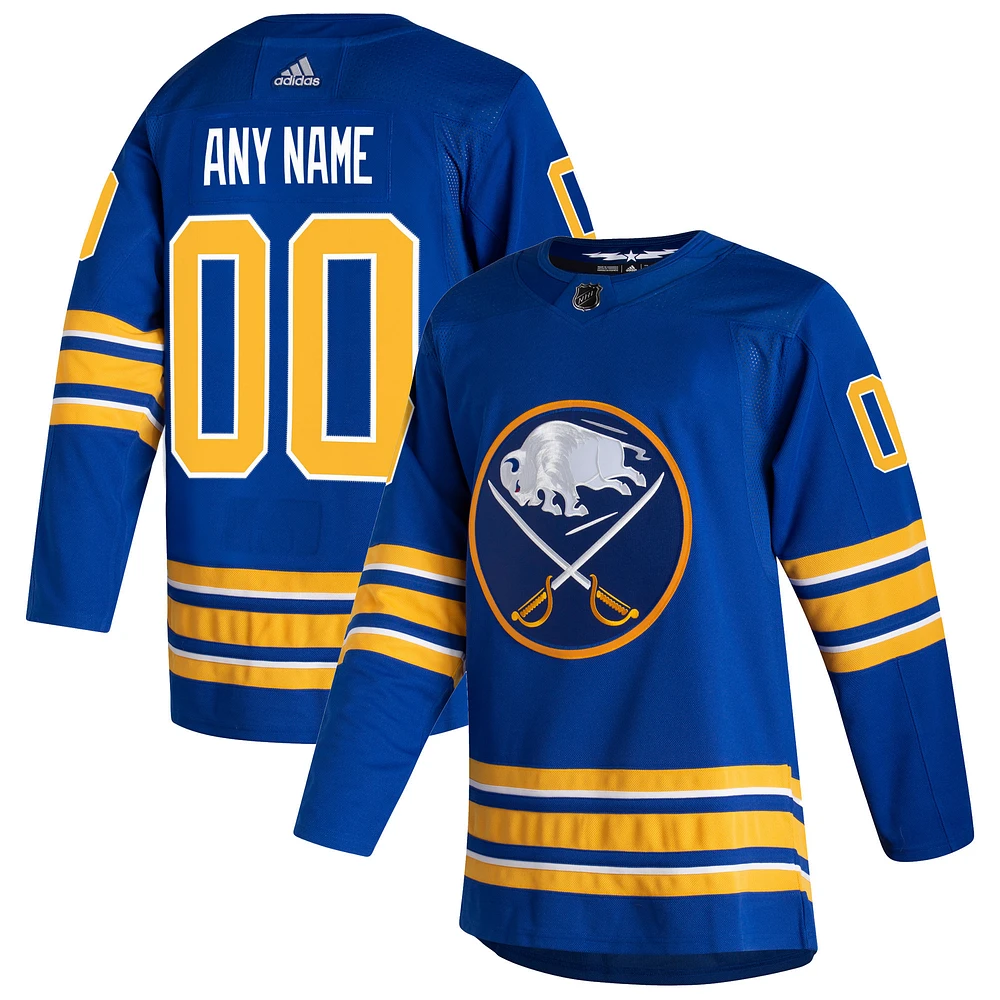 Men's adidas  Royal Buffalo Sabres Authentic Custom Jersey