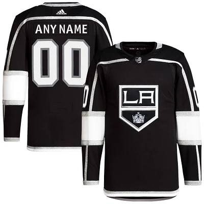 Men's adidas  Black Los Angeles Kings Home Primegreen Authentic Custom Jersey