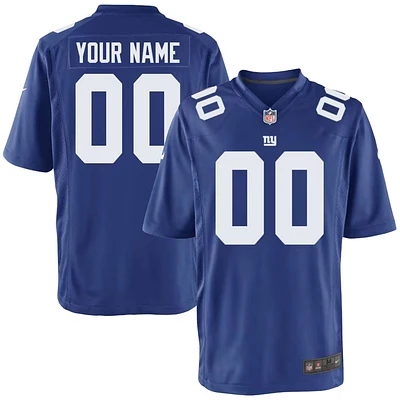 Men's Nike Royal New York Giants Custom Team Color