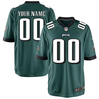 Men's Nike Midnight Green Philadelphia Eagles Custom Team Color