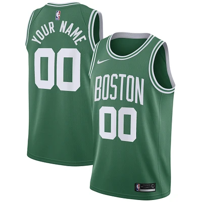 Men's Nike Green Boston Celtics - Custom Swingman Jersey - Icon Edition